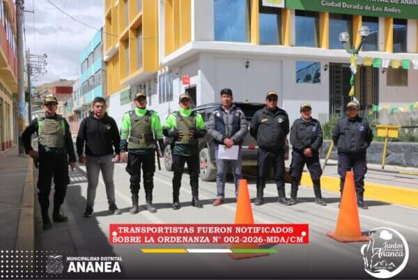 CUMPLIMIENTO DE ORDENANZA